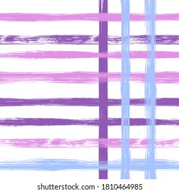 Crossed lines chequered pattern seamless stripes wallpaper. Retro striped fabric print textile design. Vector intersecting lines blanket pattern.