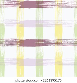 Crossed lines chequered pattern seamless stripes wallpaper. Boho striped fabric print textile design.