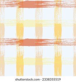 Crossed lines chequered pattern seamless stripes wallpaper. Two Color Gingham Design