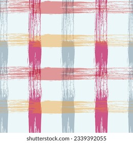 Crossed lines chequered pattern seamless stripes wallpaper. Two Color Gingham Design