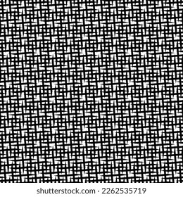 Crossed lines seamless pattern. Angled stripes ornament. Linear motif. Pinstripes print. Striped background. Tilted line shapes wallpaper. Slanted stripe figures backdrop. Vector art
