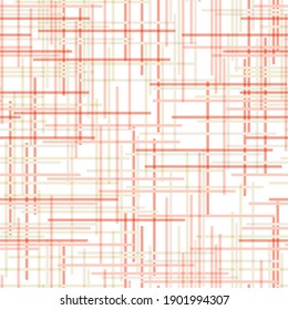 Crossed lines texture creative vector seamless pattern. Doodle background. Irregular geometric seamless print. Thin lines grid texture. Grunge backdrop.