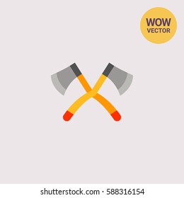Crossed Lumberjack Axes Icon