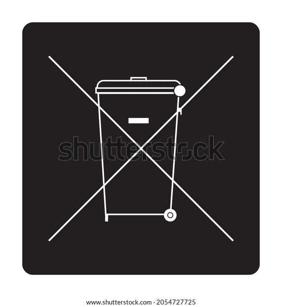 crossed-out-wheelie-bin-symbol-waste-stock-vector-royalty-free