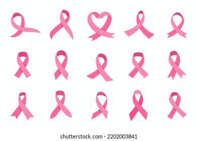 símbolo de cinta rosa cruzada del día mundial del cáncer