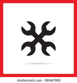 Crossed spanners icon
