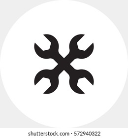 Crossed spanners icon