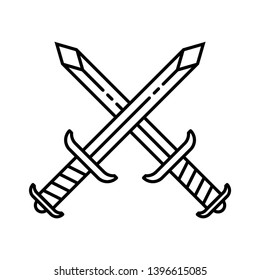 Similar Images, Stock Photos & Vectors of crossed swords and shield on ...