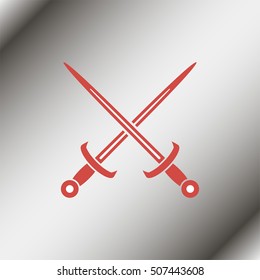 Crossed swords icon.