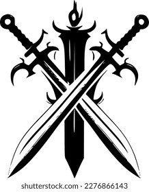 Crossed Swords | Minimalist