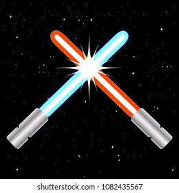 crossed swords, opposition forces