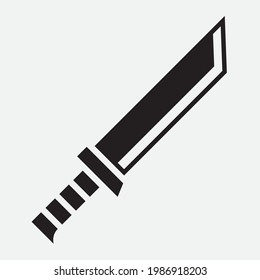 Crossed swords vector icon illustration 