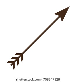 crossed vintage arrow