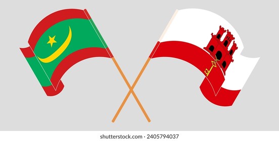 Drapeau Mauritanie, Illustration Vectorielle Clip Art Libres De Droits,  Svg, Vecteurs Et Illustration. Image 94465957