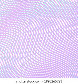 Crossed wavy purple lines on white background. Vector illustration.