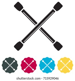 Crossed Wheel Wrench - Icon