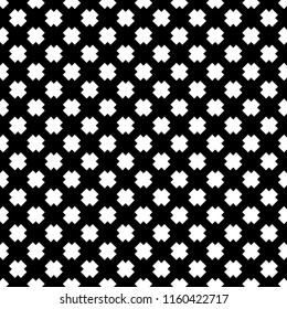 Crosses background. Cross shapes backdrop. Folk ornamentation. Ethnic wallpaper. Tribal motif. Digital paper, textile print. Seamless surface pattern design with simple ornament. Vector abstract.