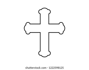 Crosses Christian Symbols Vector Illustrations Stock Vector (royalty 