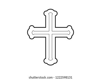 Crosses Christian Symbols Vector Illustrations Stock Vector (Royalty ...