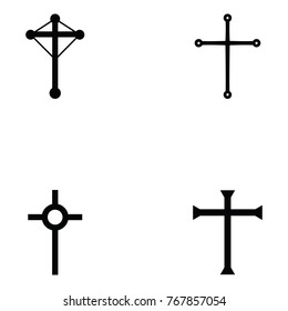 crosses icon set
