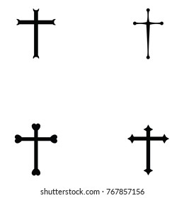 crosses icon set