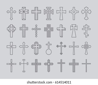 CROSSEs outline icons