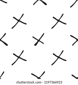 Crosses vector template, cross monochrome background