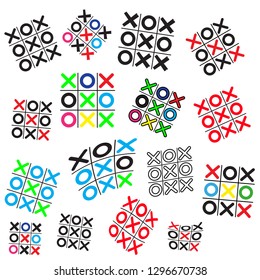 crosses and zeros funny game schematic image