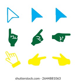 Crosshair Cursor icon set for free download