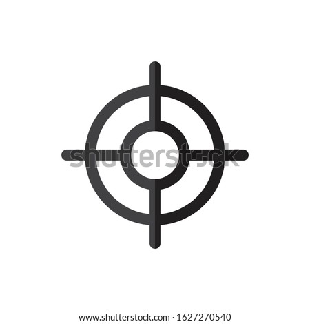 Crosshair Icon for Graphic Design Projects