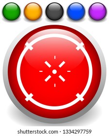 Cross-hair icon. Precision, accuracy, efficency concept icon