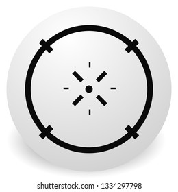 Cross-hair icon. Precision, accuracy, efficency concept icon