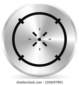 Cross-hair icon. Precision, accuracy, efficency concept icon