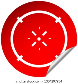 Cross-hair icon. Precision, accuracy, efficency concept icon