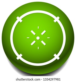 Cross-hair icon. Precision, accuracy, efficency concept icon