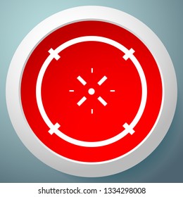 Cross-hair icon. Precision, accuracy, efficency concept icon