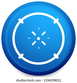Cross-hair icon. Precision, accuracy, efficency concept icon
