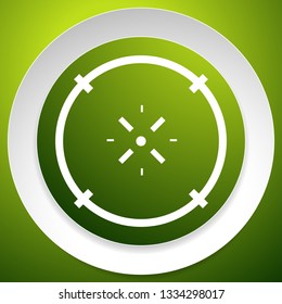 Cross-hair icon. Precision, accuracy, efficency concept icon