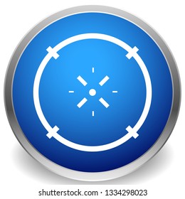 Cross-hair icon. Precision, accuracy, efficency concept icon