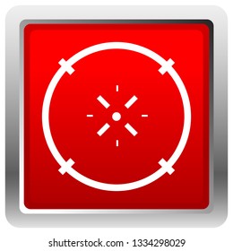 Cross-hair icon. Precision, accuracy, efficency concept icon