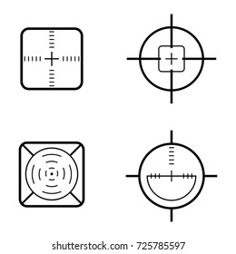 crosshair icon set