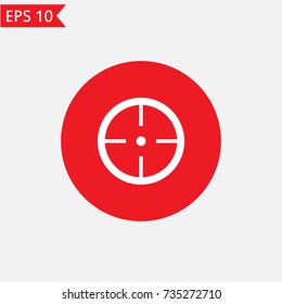 The crosshair icon Vector.
