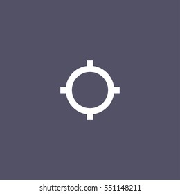 crosshair icon for web and mobile