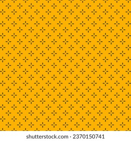 Crosshair Mark Geometric Yellow Pattern Background Vector Illustration