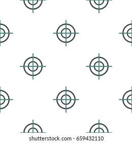 Crosshair pattern seamless flat style for web vector illustration