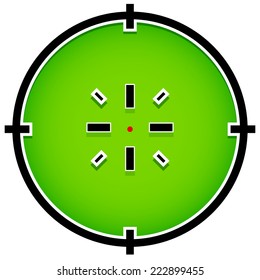 Crosshair, reticle graphics