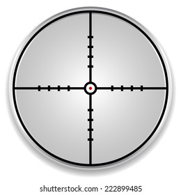 Crosshair Reticle Graphics Stock Vector (Royalty Free) 222899485 ...