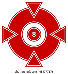 Crosshair, target graphics