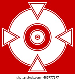 Crosshair, target graphics