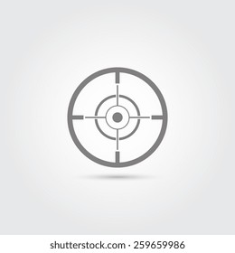 Crosshair, Target icon - Vector